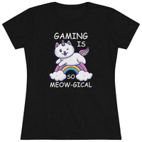 Gaming Is Meow-gical T-Shirt (Crew-Neck)