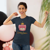 Gaming Queens T-Shirt (Crew-Neck, Gold Logo)