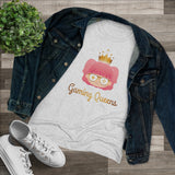Gaming Queens T-Shirt (Crew-Neck, Gold Logo)