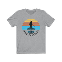 The Mountains in BOTW Are Calling T-Shirt (Unisex) grey