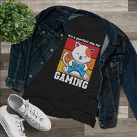 Puurfect Day for Gaming T-Shirt (Crew-Neck)