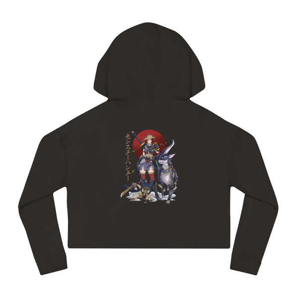 Monster Hunter with Kamura Mark Hoodie (Cropped)