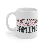I'm Not Addicted To Gaming (White Mug)