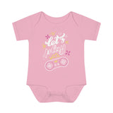 Let's Play (Baby Bodysuit) pink