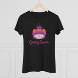 Gaming Queens T-Shirt (Crew-Neck, Purple Logo)