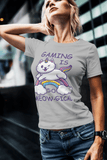 Gaming Is Meow-gical T-Shirt (Unisex) grey