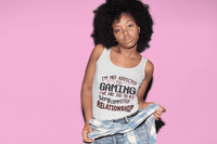 I'm Not Addicted To Gaming Tank Top white