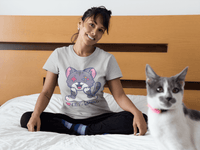 Love Cats and Gaming T-Shirt (Unisex) grey