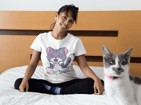 Love Cats and Gaming T-Shirt (Unisex) white