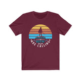 The Mountains in BOTW Are Calling T-Shirt (Unisex) maroon