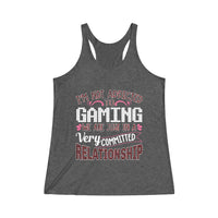 I'm Not Addicted To Gaming Tank Top black