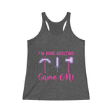 I'm Done Adulting Tank Top black