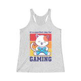 Purrfect Day for Gaming Tank Top