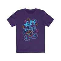 Let's Play T-Shirt (Unisex) purple