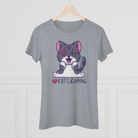 Love Cats and Gaming T-Shirt (Crew-Neck)