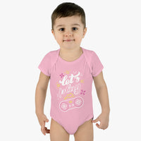 Let's Play (Baby Bodysuit) pink