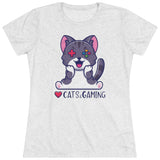 Love Cats and Gaming T-Shirt (Crew-Neck)