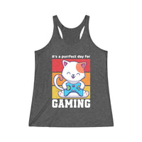 Puurfect Day for Gaming T-Shirt (V-Neck) black